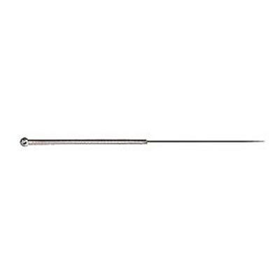 Mango Plata Con Cabeza Sin Gu�a - 0.30 X 13mm. � 30# / 0.5''